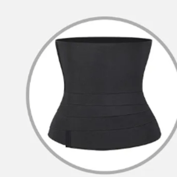 Feeling Girl waist trainer wrap 13ft long in black - Picture 5 of 5